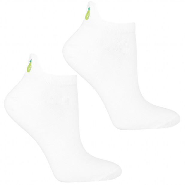Baltos kojinytės "Kriaušės"