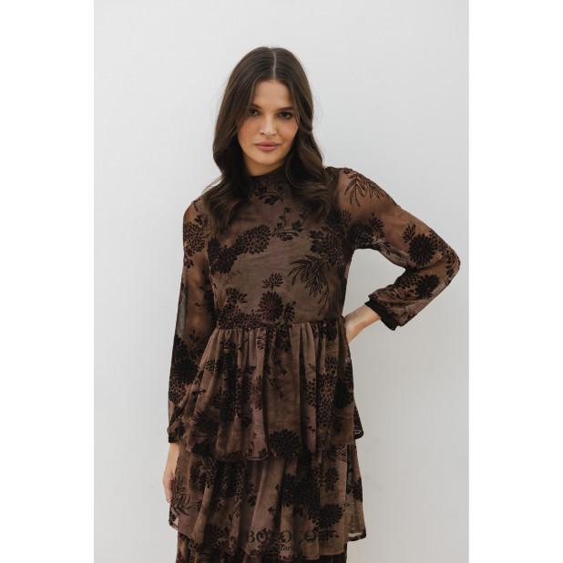 Ruda suknelė moterims "Dinara"