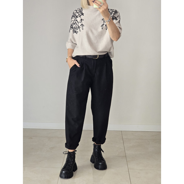 Juodos kelnės "Emira"