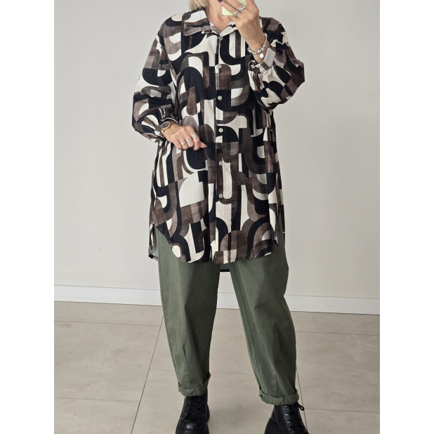 Rudo marginimo marškiniai...