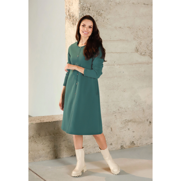 Tamsiai žalia suknelė "Keitė"
