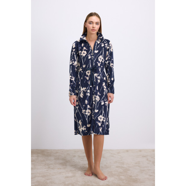 Veliūrinis chalatas "Anemona"