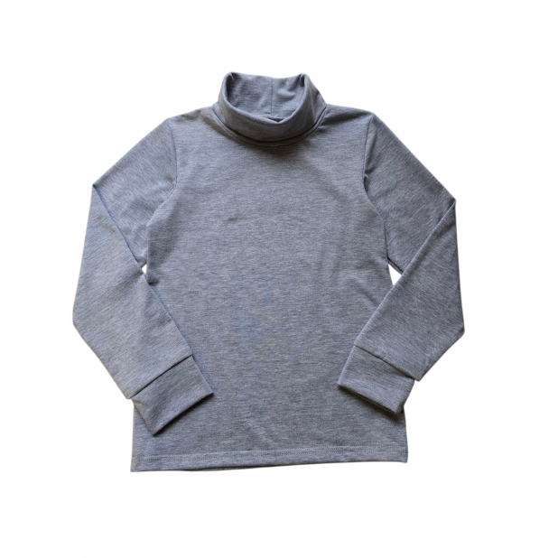 Pilko melanžo vaikiškas golfas