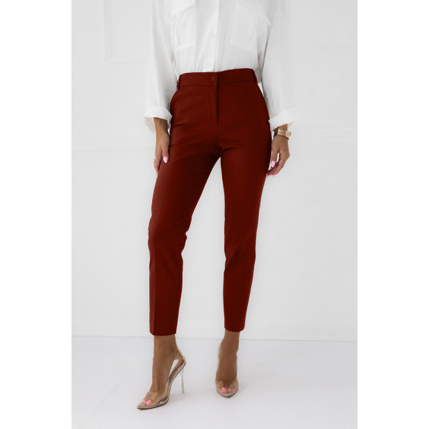 Moka spalvos klasikinės kelnės