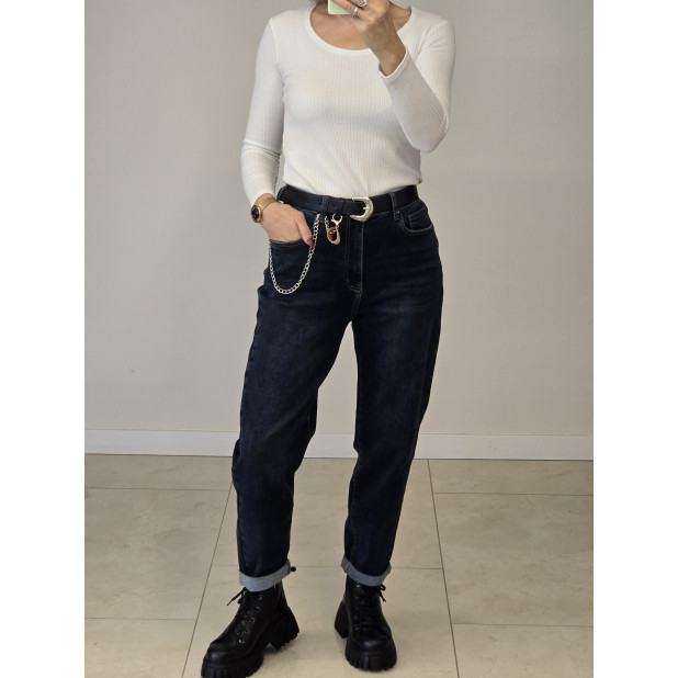 Mėlyni džinsai moterims...