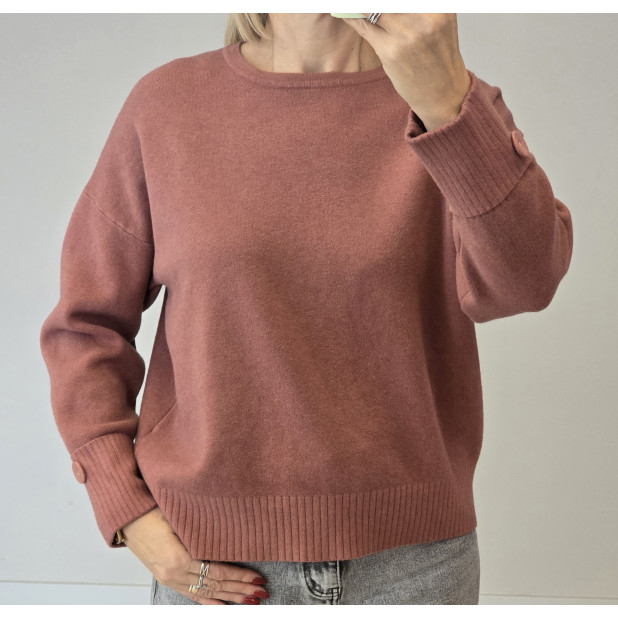 Kavos rožinis megztukas...