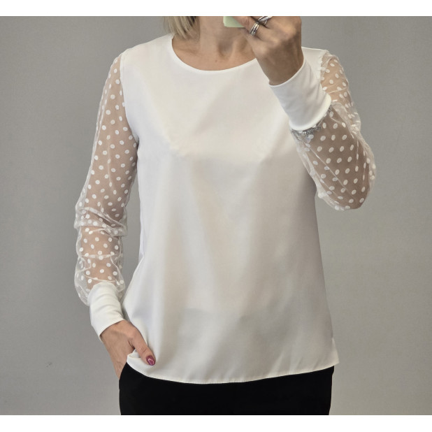 Balta palaidinė "Gintarė"