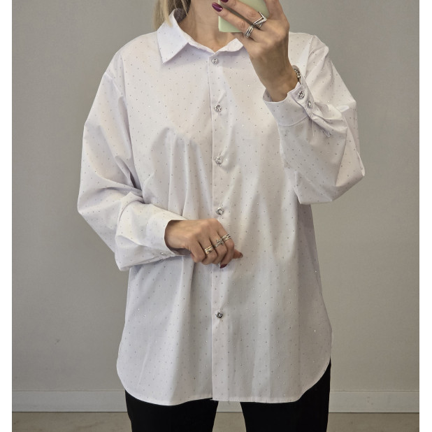 Balti marškiniai "Gabriela"