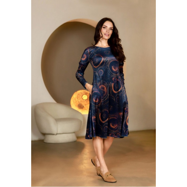 Veliūrinė suknelė "Austėja 2"