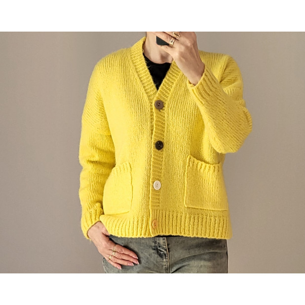 Geltonas megztukas "Džileta"