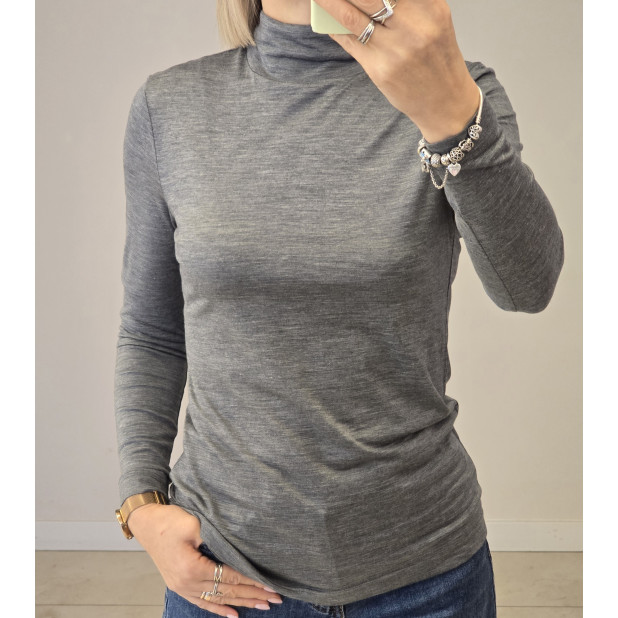 Pilko melanžo pusgolfis su...