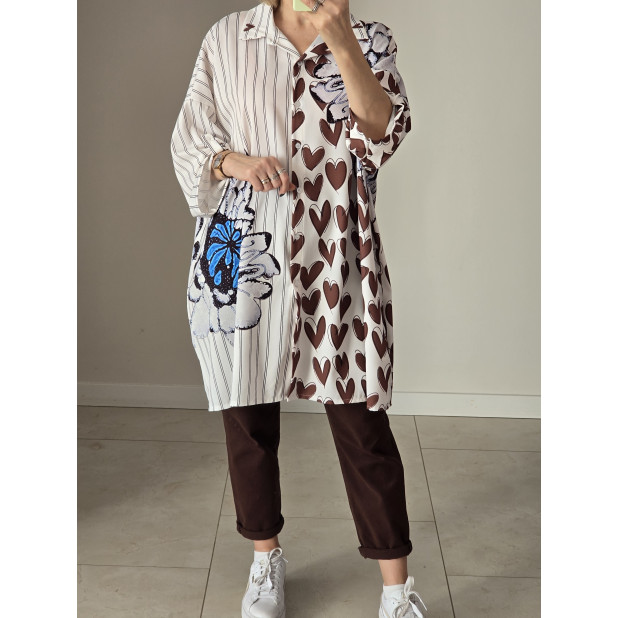 Marškiniai moterims "Širdelės"