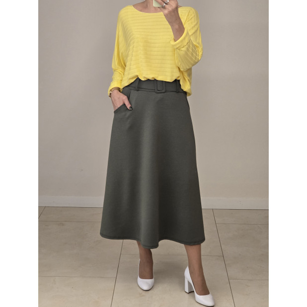 Chaki spalvos sijonas...