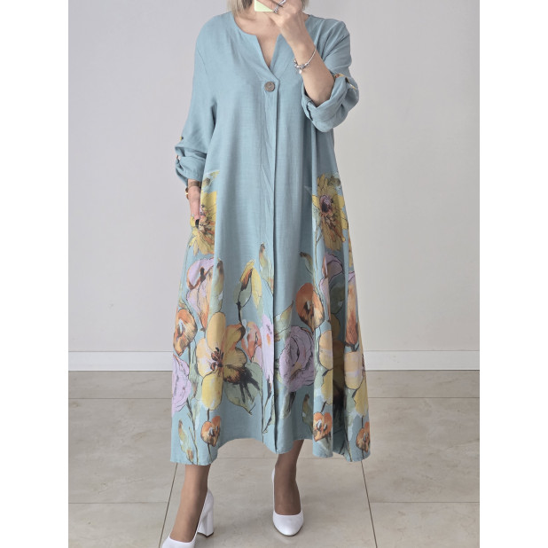 Žalsva suknelė "Glorija"