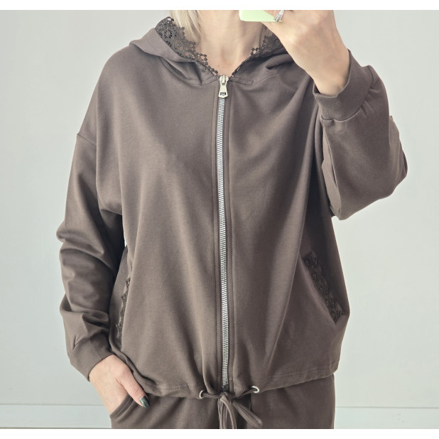 Rudas džemperis moterims...