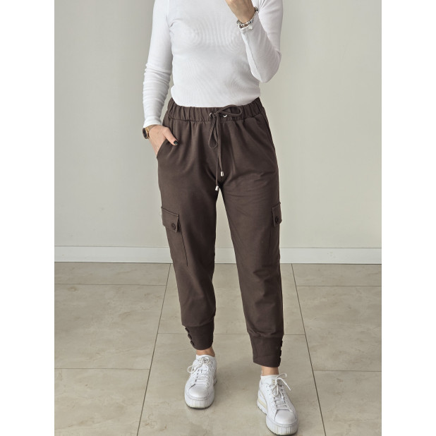 Rudos kelnės moterims "Lėja"