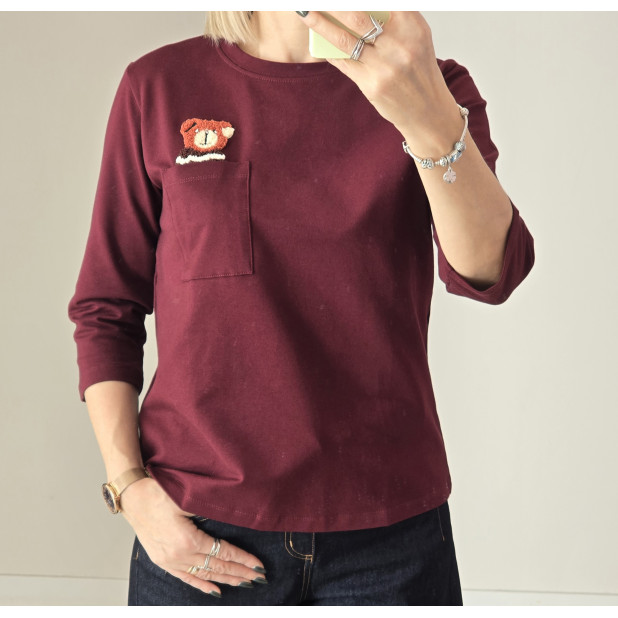 Burgundiškas džemperis...