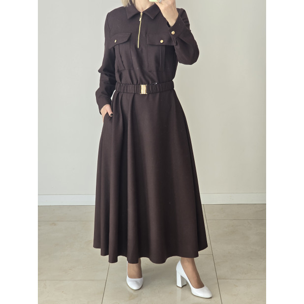 Šokolado spalvos suknelė...