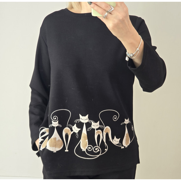 Juoda palaidinė moterims...