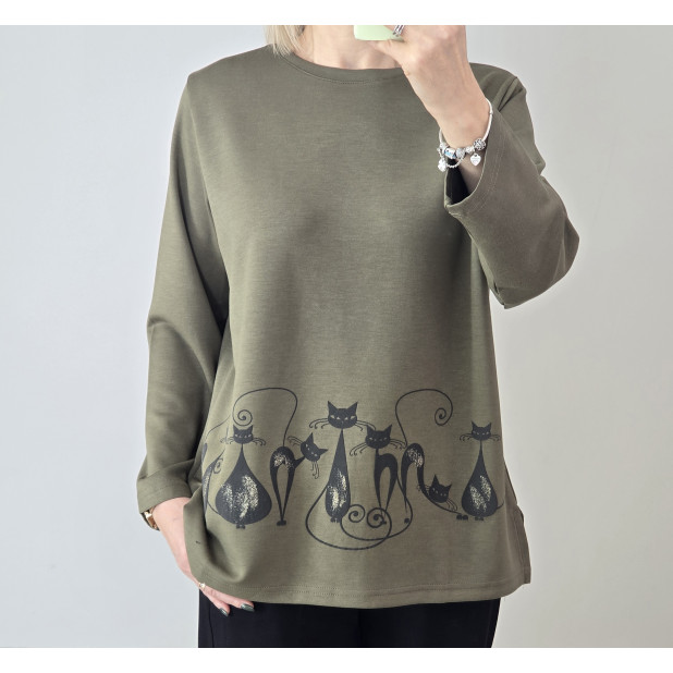 Chaki spalvos palaidinė...