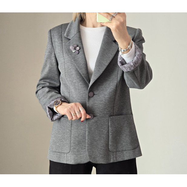 Pilko melanžo elegantiškas...