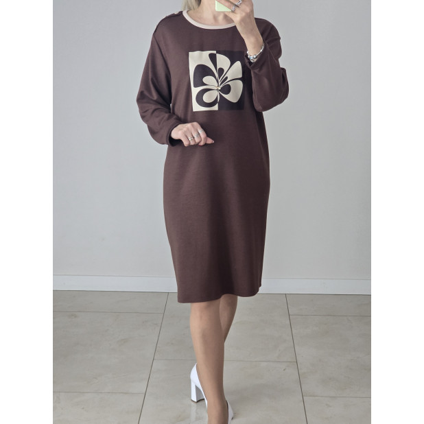 Ruda laisvalaikio suknelė...