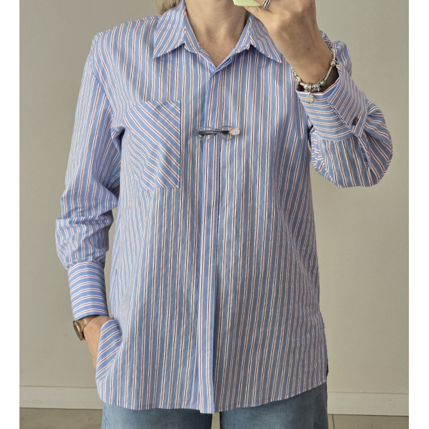 Žydri dryžuoti marškiniai