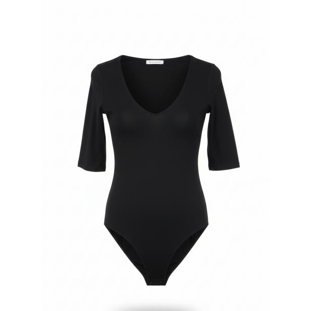 Juodas bodis su V formos...