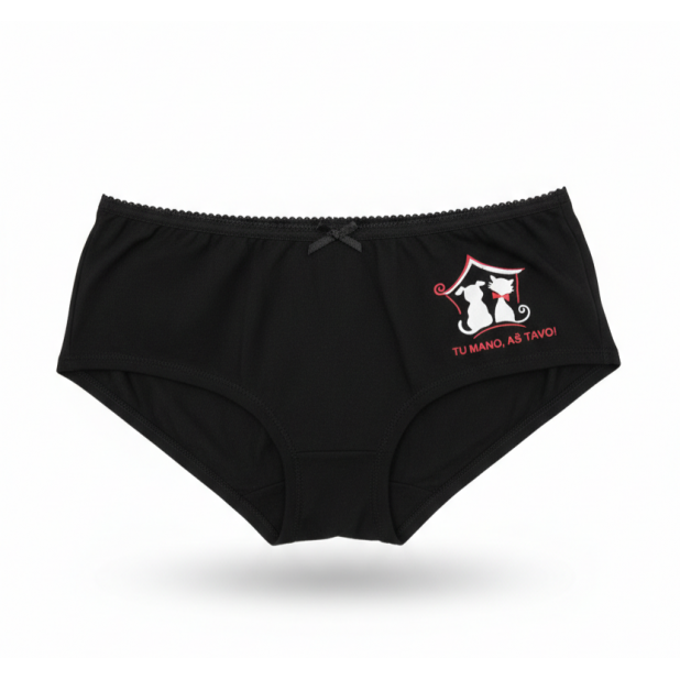 Juodos kelnaitės "Tu mano...