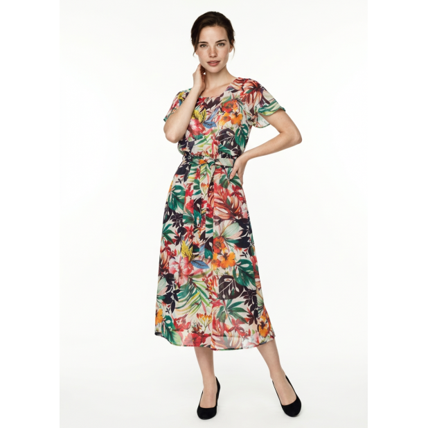 Lengva vasarinė suknelė su...