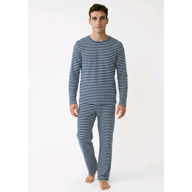 Vyriška dryžuota pižama su...