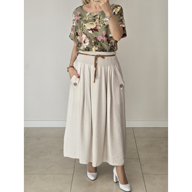 Kreminis sijonas "Klaudija"