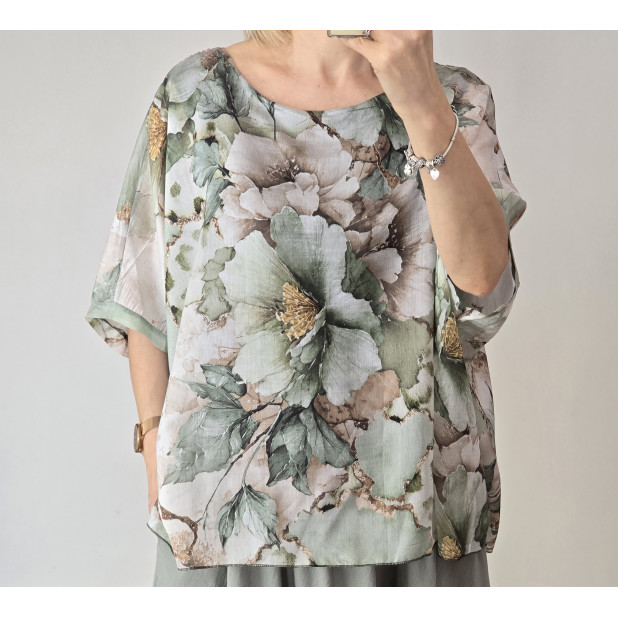 Žalsvų atspalvių palaidinė...