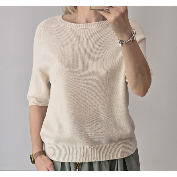 Kreminė palaidinė "Beata"