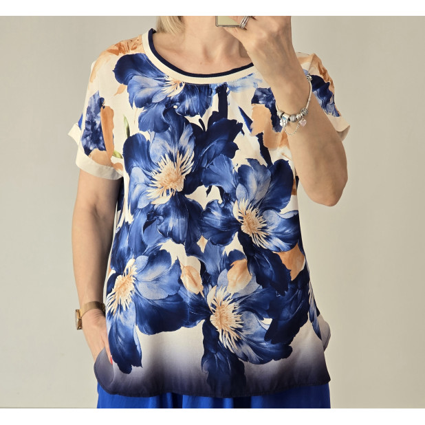 Mėlynų gėlių palaidinė...