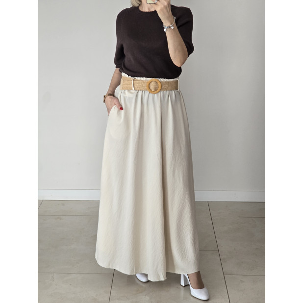 Kreminis sijonas "Dominyka"