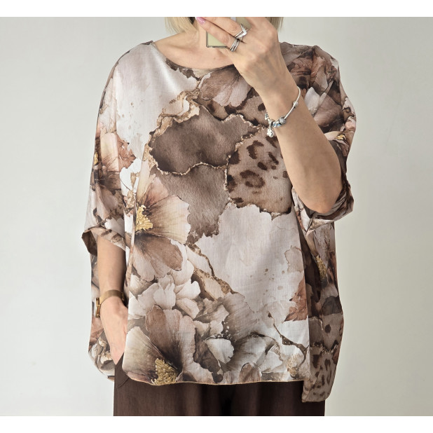 Rudų atspalvių palaidinė su...