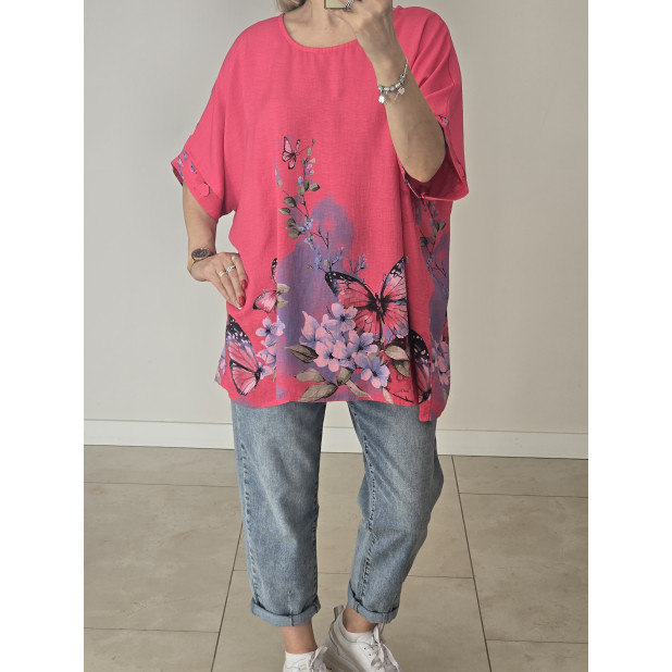 Rožinė palaidinė "Leila"