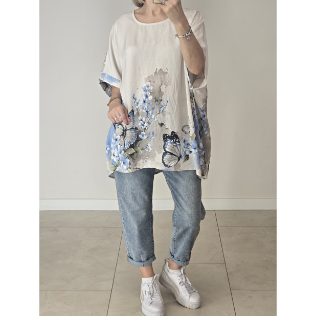 Kreminė palaidinė "Leila"