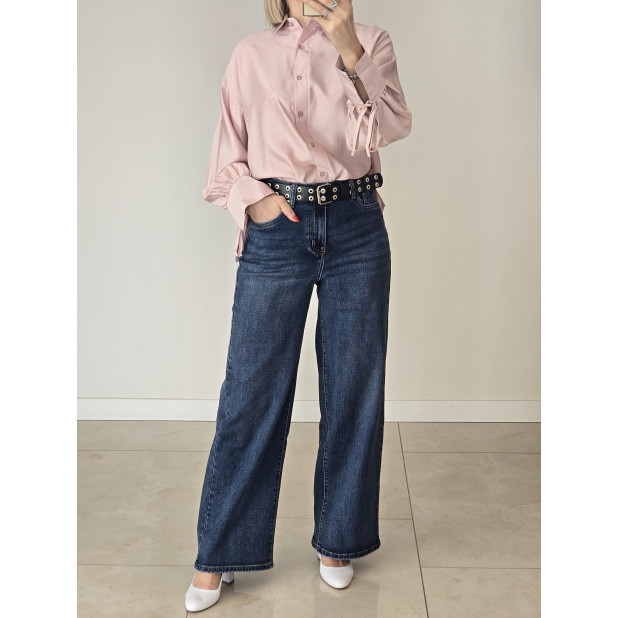 Tamsiai mėlyni džinsai...