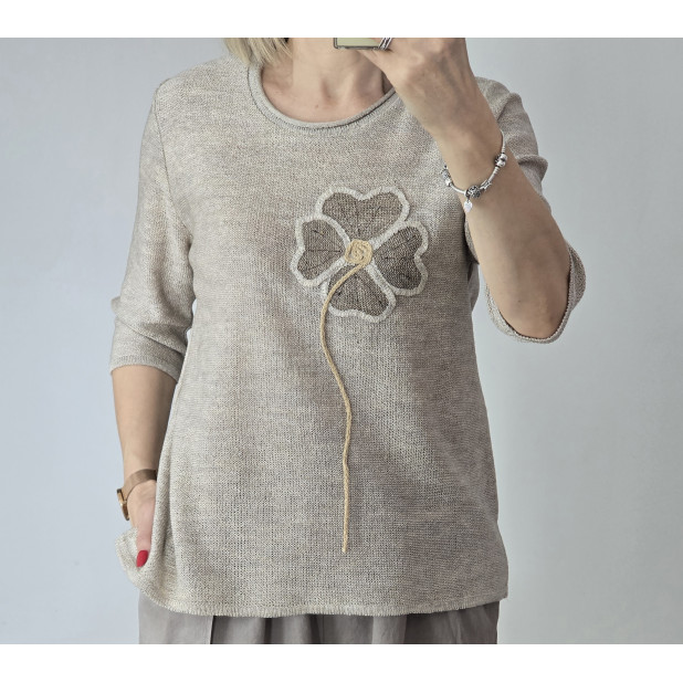 Smėlinė palaidinė su linu...