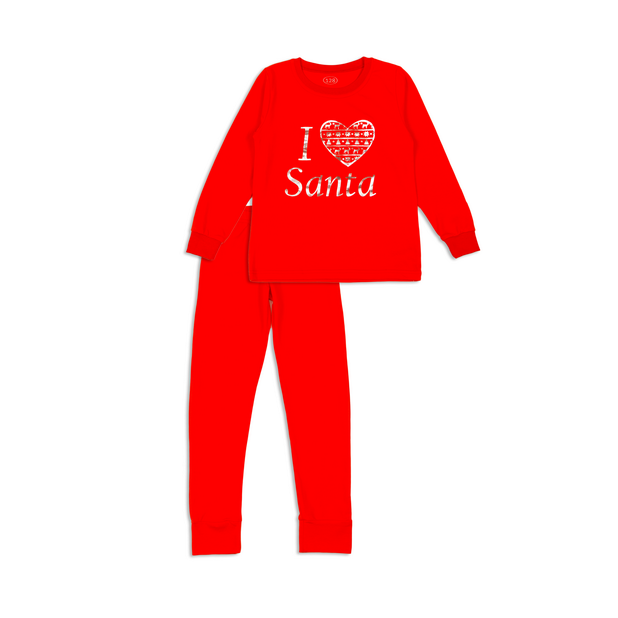 Vaikiška pižama "I love Santa"